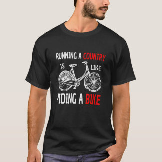 Anti Joe Biden som kör Land är som Riding T Shirt
