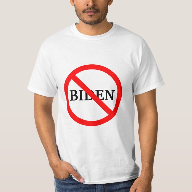Anti Joe Biden T Shirt (Framsida)