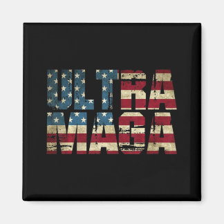 Anti Joe Biden Ultra Maga American Flagga Best Gif Magnet