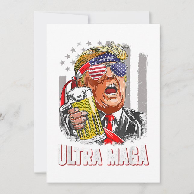 Anti Joe Biden Ultra Maga Inbjudningar (Framsida)
