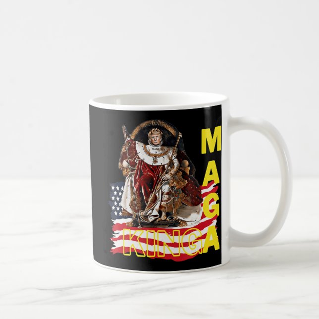 Anti Joe Biden Ultra Maga när Underbaren återvände Kaffemugg (Höger)