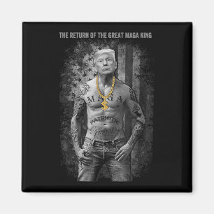 Anti Joe Biden Ultra Maga när Underbaren återvände Magnet