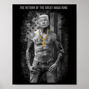Anti Joe Biden Ultra Maga när Underbaren återvände Poster