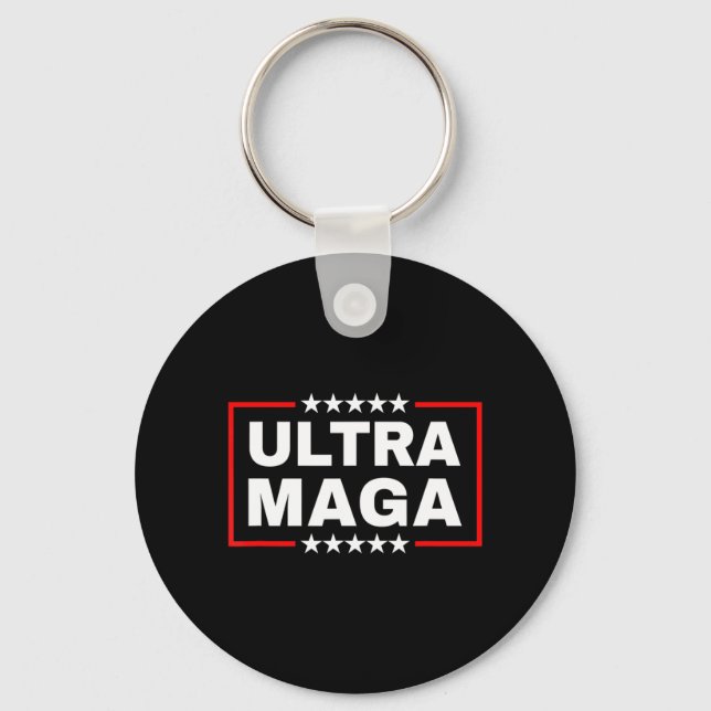 Anti Joe Biden Ultra Maga  Nyckelring (Framsida)