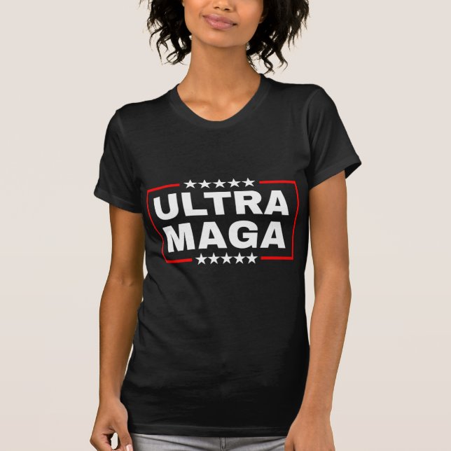 Anti Joe Biden Ultra Maga  T Shirt (Framsida)