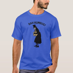 Anti jul Sång Scrooge Tophat Bah Humbug T Shirt