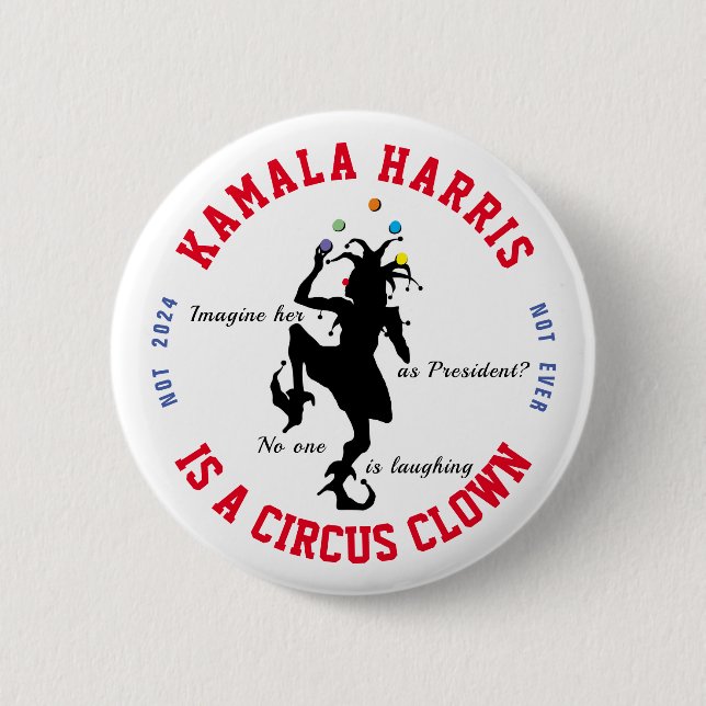 Anti-Kamala Harris Knapp (Framsida)