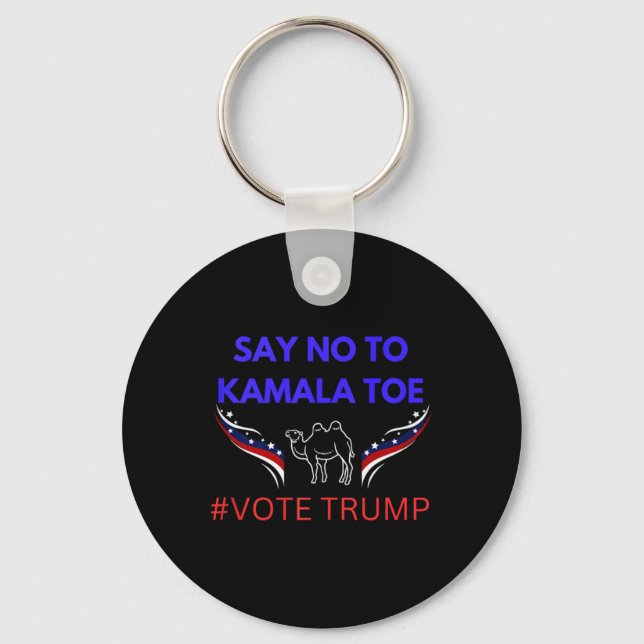 Anti Kamala Harris Nyckelring (Framsida)