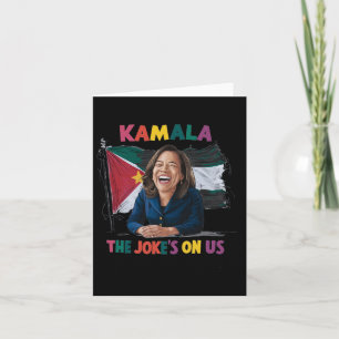 Anti Kamala Harris Palestine Flagga Kort