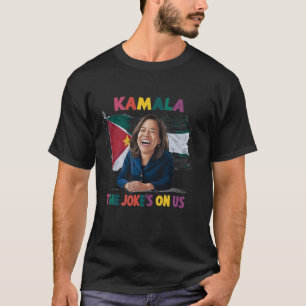 Anti Kamala Harris Palestine Flagga T Shirt