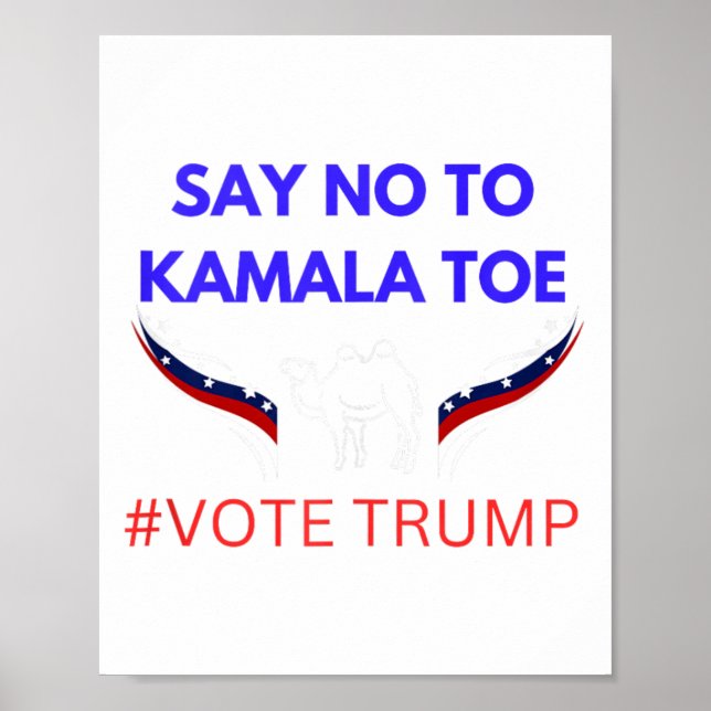 Anti Kamala Harris Poster (Framsidan)