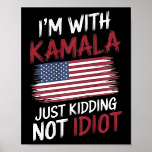 Anti Kamala Harris Val Shirt Republican Polit Poster