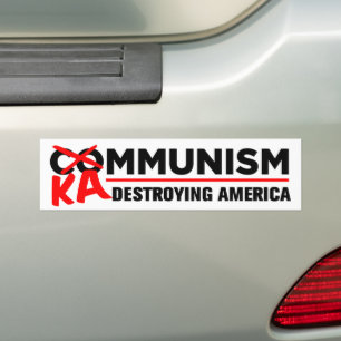Anti-Kamala-socialismen förstör Amerika Kammunism Bildekal
