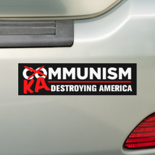 Anti-Kamala-socialismen förstör Amerika Kammunism Bildekal