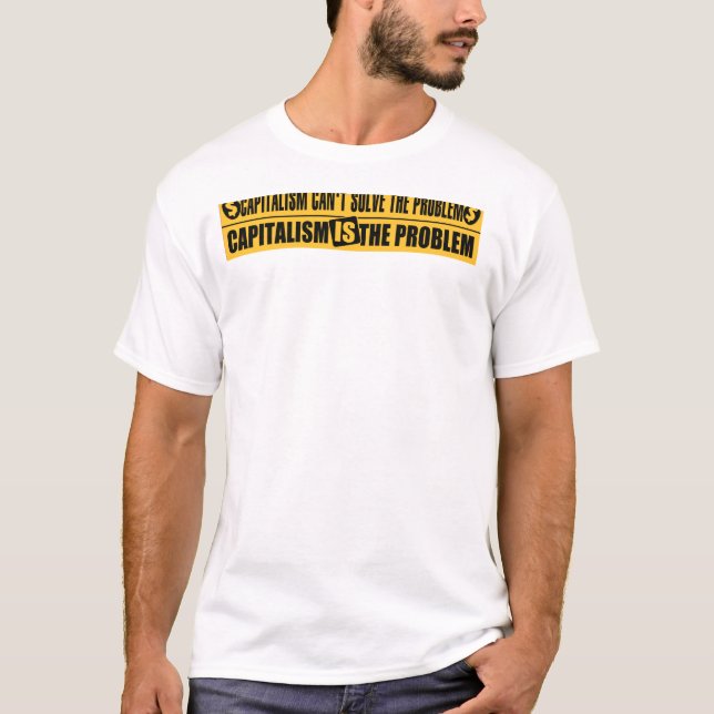 Anti-Kapitalist T-tröja Tee (Framsida)