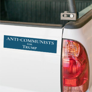 Anti-kommunister för trump bildekal
