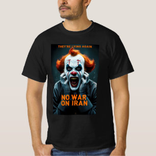 Anti Krig Inget Krig Mot Iran T-shirt