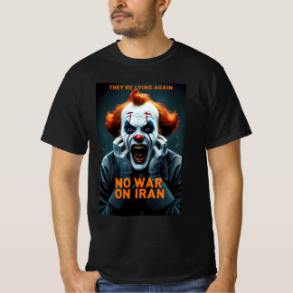 Anti Krig Inget Krig Mot Iran T-shirt
