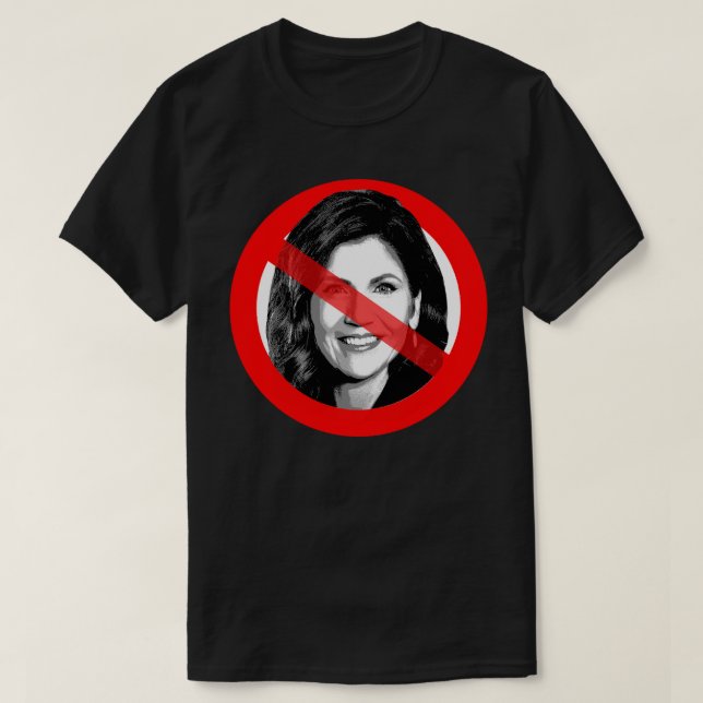 Anti Kristi Noem som passerat ut Ansikte T Shirt (Design framsida)