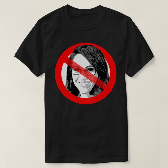 Anti Lauren Boebert korsade ut Ansikte T Shirt (Design framsida)