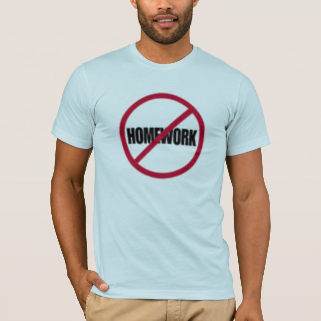 Anti läxa t-shirt (Framsida)