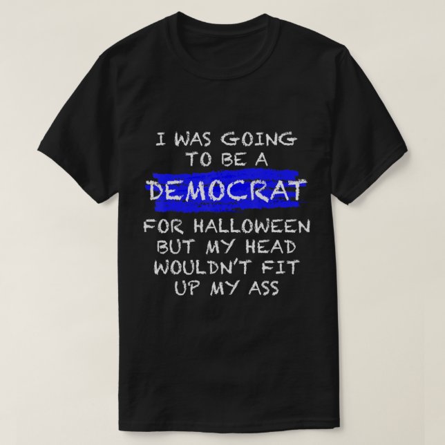 Anti-Liberal Adult Halloween Costume.png T Shirt (Design framsida)