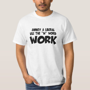 Anti liberal person-förarga en liberal tee shirt