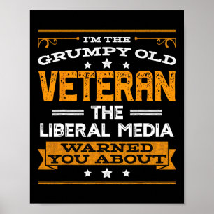 Anti Liberal Republikan Konservativ Grinig Gammal Poster