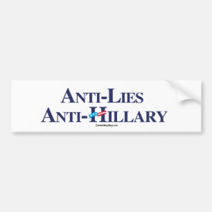 Anti-Liggra Anti-Hillary - Anti-Hillary - .png Bildekal