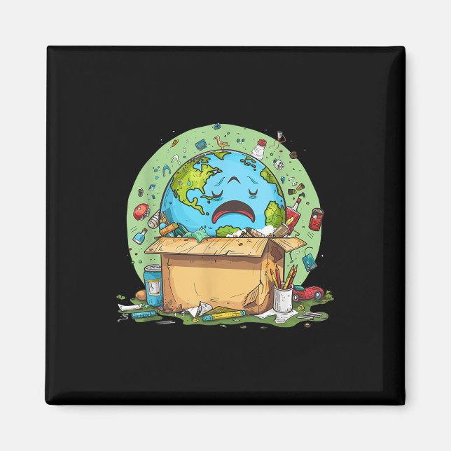 Anti-litterering no environment Protec Magnet (Framsidan)