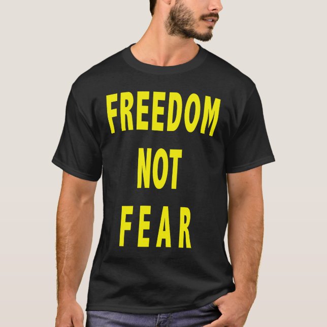 Anti Lockdown Protest T Shirt (Framsida)