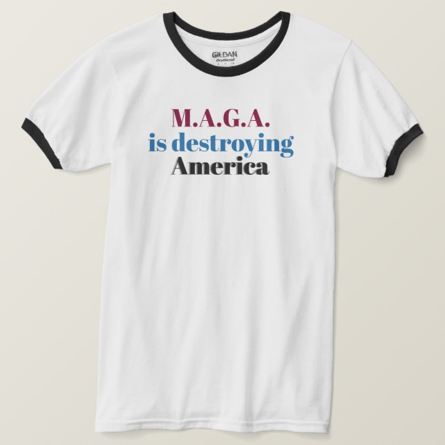 Anti-MAGA T Shirt (Design framsida)