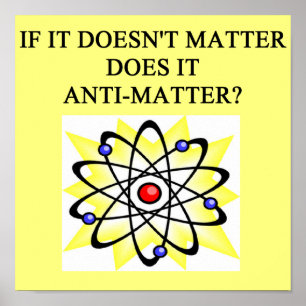 anti-materia skämt poster