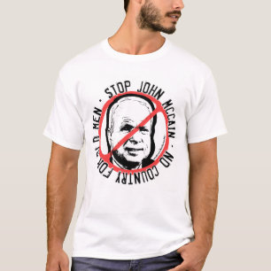 Anti-McCain cirkla T-shirt
