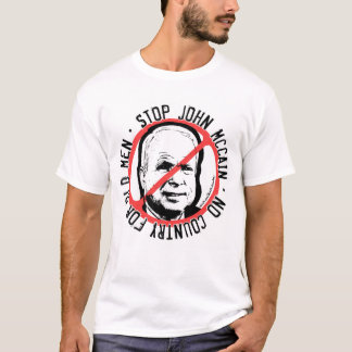 Anti-McCain cirkla T-shirt