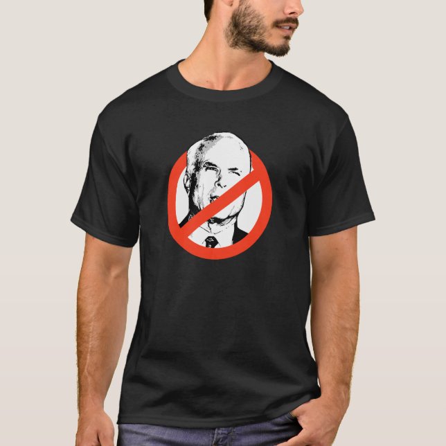 Anti-Mccain T-tröja Tee (Framsida)