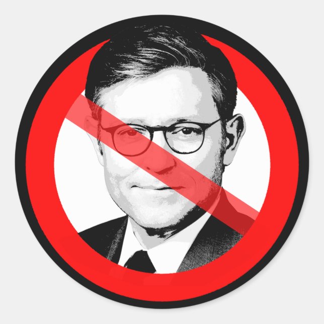 Anti Mike Johnson Klistermärke (Framsida)