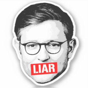 Anti Mike Johnson Liar Sticker Klistermärken