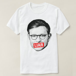 Anti Mike Johnson Liar Sticker T Shirt