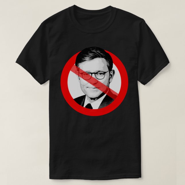 Anti Mike Johnson Sticker T Shirt (Design framsida)