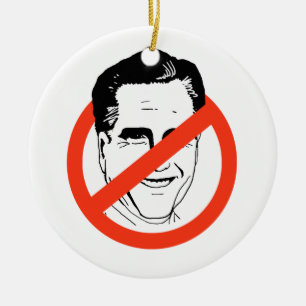 ANTI MITT ROMNEY JULGRANSPRYDNAD KERAMIK