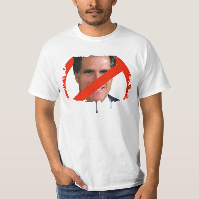 ANTI MITT ROMNEY T SHIRT (Framsida)