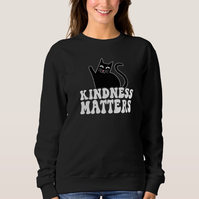 Anti mobbning regnbåge speciallärare katt vänlighe t shirt (Framsida)