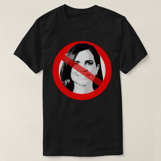 Anti Nancy Mace som korsas ut Ansikte T Shirt (Design framsida)