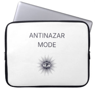 Anti Nazar Ondska Öga Minimalistisk Estetisk Bärba Laptop Fodral