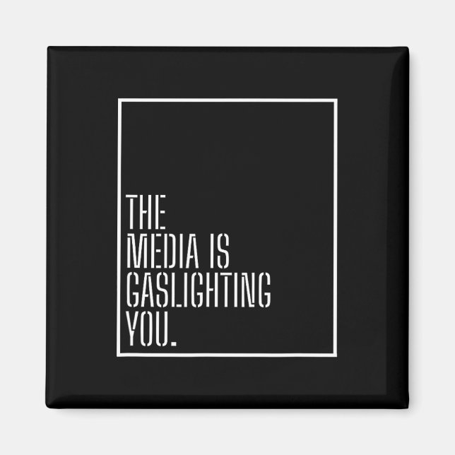 Anti News Media Manipulation Gaslight Policy Ga Magnet (Framsidan)