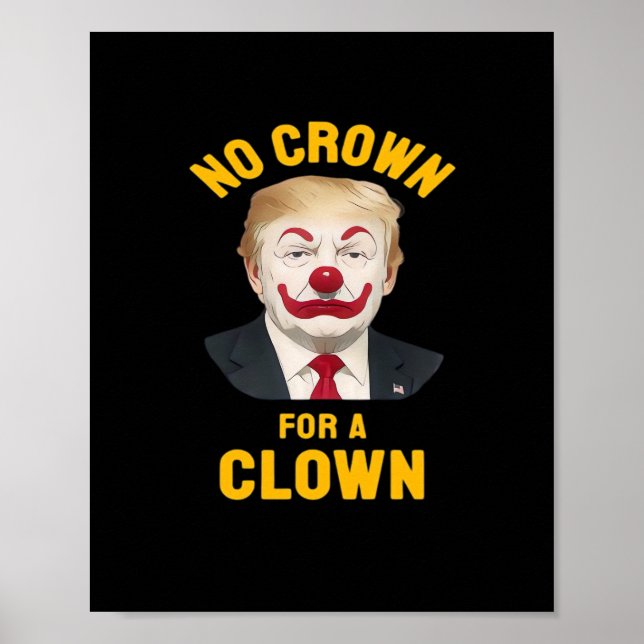 Anti-No Crown For A Clown Poster (Framsidan)