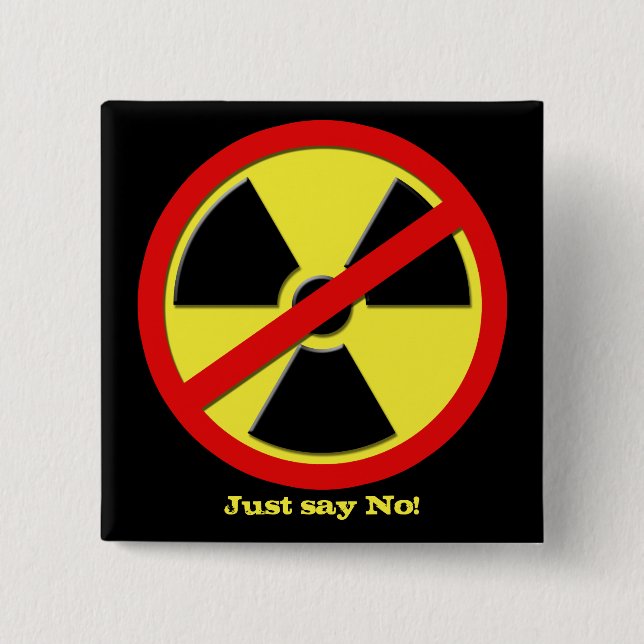 Anti Nukes - Japan något att säga inte! Knapp (Framsida)