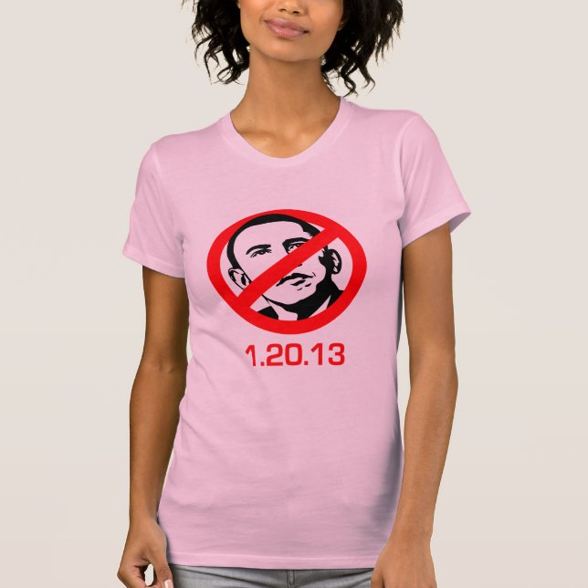 Anti-Obama - 1.20.13 Tee (Framsida)