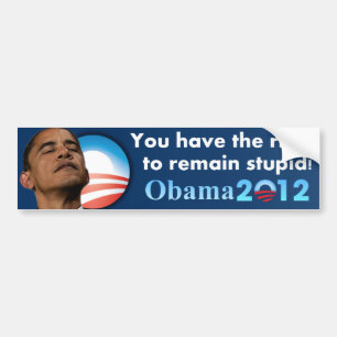 Anti Obama 2012 Bildekal